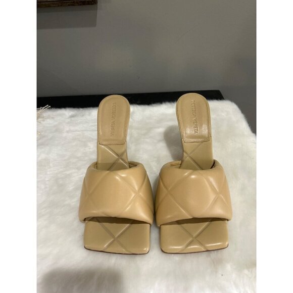Bottega Veneta Rubber Lido Mule Sandals Cane Sugar Womens Size 36 6 - Picture 3 of 10